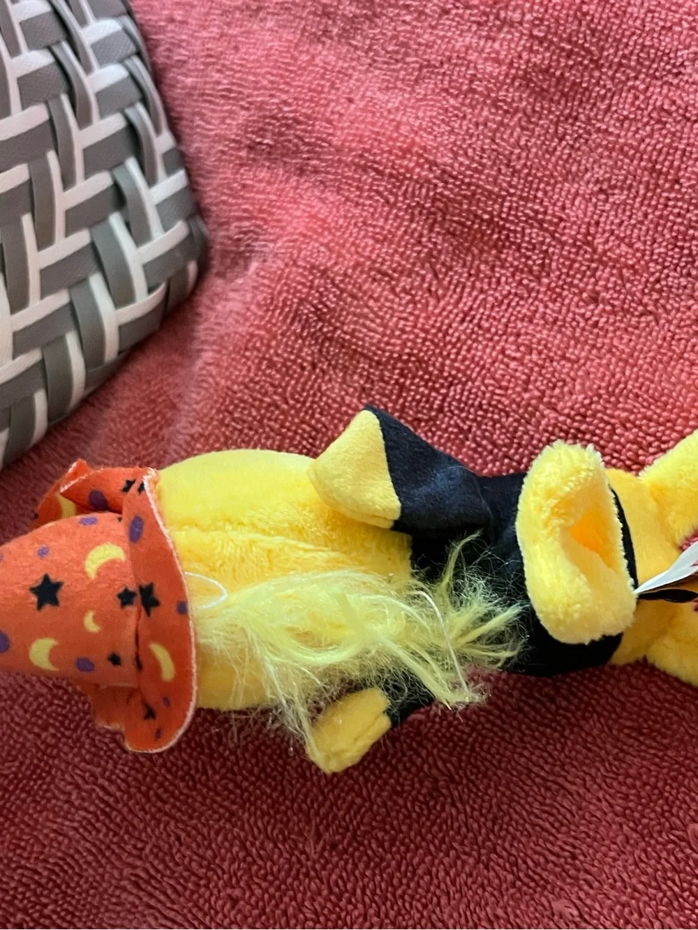 Peanuts Snoopy & Woodstock Halloween Plush Duo - Red, White, Yellow, Black